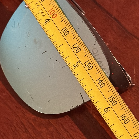 Quay Australia Women's Private Eyes Mirrored Aviator Sunglasses Mirror - Picture 7 of 8